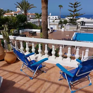 First Line Floor With Amazing Sea View Air Conditioned Just 50m From The Apartment Costa Adeje (Tenerife)